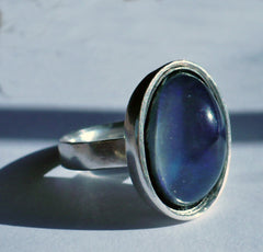 Vintage Sterling Silver Mood Ring